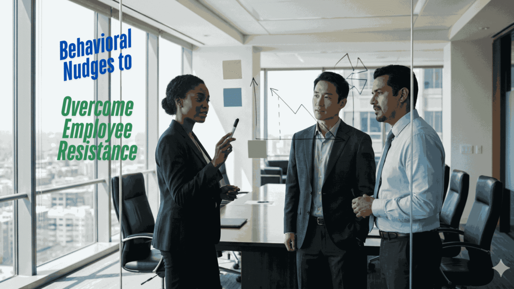 Behavioral nudges to overcome resistance